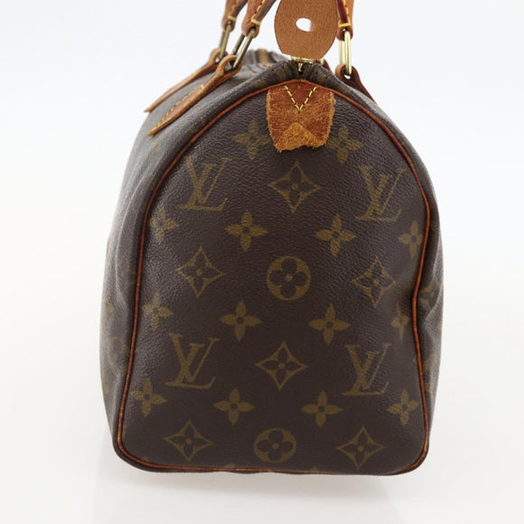LOUIS VUITTON Monogram Speedy 25 Hand Bag M41528 LV Auth 175621