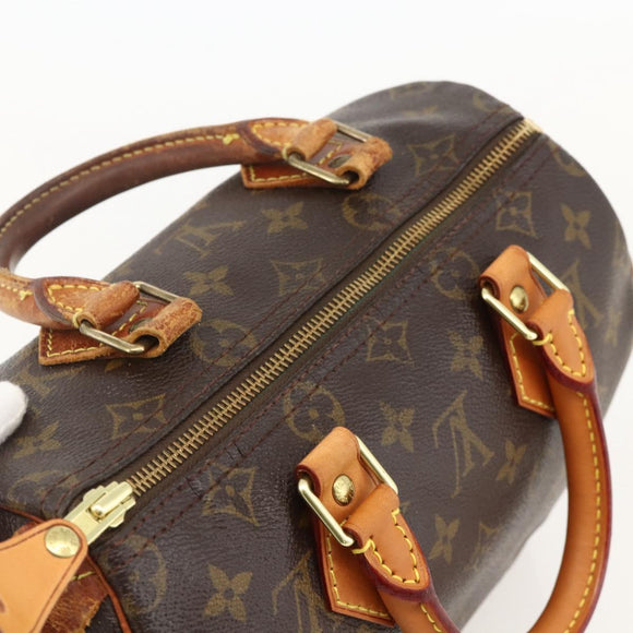 LOUIS VUITTON Monogram Speedy 25 Hand Bag M41528 LV Auth 175621