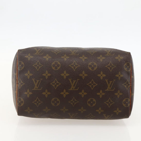 LOUIS VUITTON Monogram Speedy 25 Hand Bag M41528 LV Auth 175621