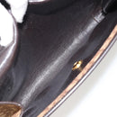 Christian Dior Trotter Canvas Umhängetasche Beige Gold Auth 175623-12