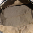 FENDI Zucca Canvas Hand Bag Brown Black Auth 175625-12