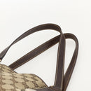 GUCCI GG Canvas Tote Bag Beige Gold 153009 Auth 175626-8