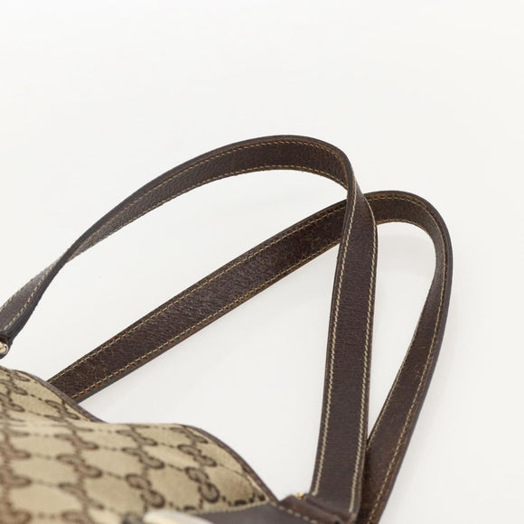 GUCCI GG Canvas Tote Bag Beige Gold 153009 Auth 175626
