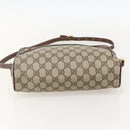 GUCCI GG Supreme Web Sherry Line Bag PVC Beige Gold 001 113 6472 Auth 175628-5