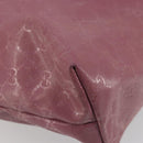 GUCCI GG implementation Tote Bag PVC Pink Gold 211137 Auth 175631-11