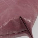 GUCCI GG implementation Tote Bag PVC Pink Gold 211137 Auth 175631-13