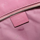 GUCCI GG implementation Tote Bag PVC Pink Gold 211137 Auth 175631-16