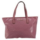 GUCCI GG implementation Tote Bag PVC Pink Gold 211137 Auth 175631-2