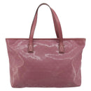 GUCCI GG implementation Tote Bag PVC Pink Gold 211137 Auth 175631-3