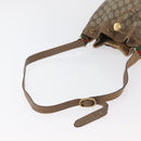 GUCCI GG Supreme Web Sherry Line Bag PVC Beige Gold 41 02 034 Auth 175632-7
