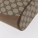 GUCCI GG Supreme Web Sherry Line Bag PVC Beige Gold 41 02 034 Auth 175633-15