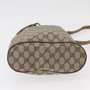 GUCCI GG Supreme Web Sherry Line Bag PVC Beige Gold 41 02 034 Auth 175633-5