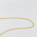 Salvatore Ferragamo Gancini Chain Shoulder Bag Leather Navy Gold Auth 175636-8