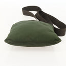 PRADA Shoulder Bag Nylon Green Silver Auth 175643-5