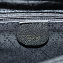 GUCCI Bamboo Tote Bag Suede 2way Black Gold 002 123 0322 Auth 175645-20