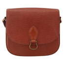 LOUIS VUITTON Epi Saint Cloud GM Shoulder Bag Brown M52193 LV Auth 175646-2