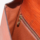 LOUIS VUITTON Epi Saint Cloud GM Shoulder Bag Brown M52193 LV Auth 175646-22