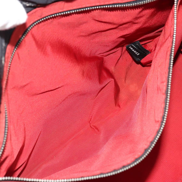 CHANEL New Travel Line Hand Bag Nylon Black CC Auth 175651A