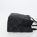 CHANEL New Travel Line Hand Bag Nylon Black CC Auth 175651A-3