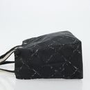 CHANEL New Travel Line Hand Bag Nylon Black CC Auth 175651A-4
