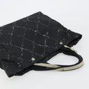 CHANEL New Travel Line Hand Bag Nylon Black CC Auth 175651A-6