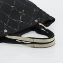 CHANEL New Travel Line Hand Bag Nylon Black CC Auth 175651A-7