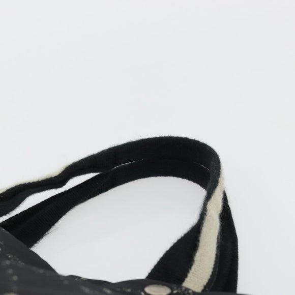 CHANEL New Travel Line Hand Bag Nylon Black CC Auth 175651A