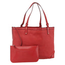 GUCCI Diamante Tote Bag PVC Red Gold 247209 Auth 175652-1