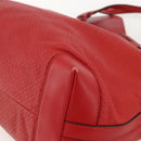 GUCCI Diamante Tote Bag PVC Red Gold 247209 Auth 175652-10