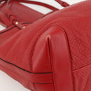 GUCCI Diamante Tote Bag PVC Red Gold 247209 Auth 175652-11