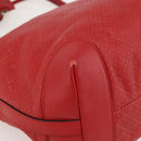 GUCCI Diamante Tote Bag PVC Red Gold 247209 Auth 175652-13