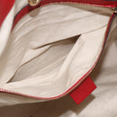 GUCCI Diamante Tote Bag PVC Red Gold 247209 Auth 175652-19
