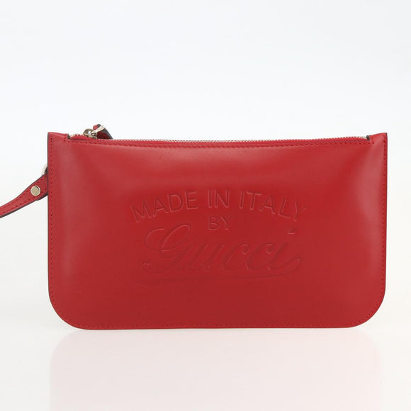 GUCCI Diamante Tote Bag PVC Red Gold 247209 Auth 175652