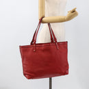 GUCCI Diamante Tote Bag PVC Red Gold 247209 Auth 175652-24