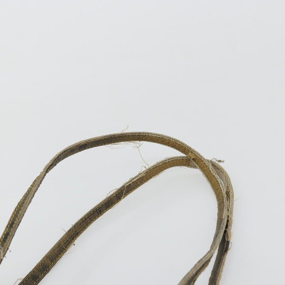 FENDI Zucca Canvas Tote Bag PVC Black Brown Auth 175656