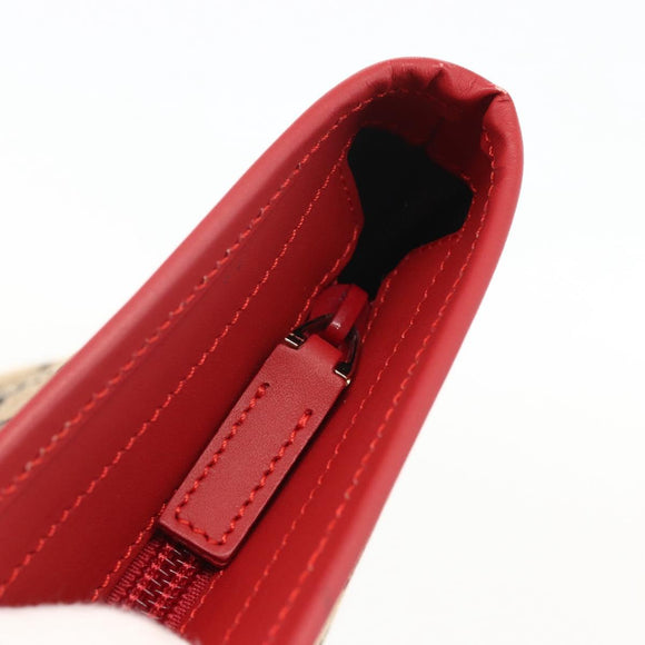 GUCCI GG Canvas Tote Bag Red 019 0426 Auth 175658A