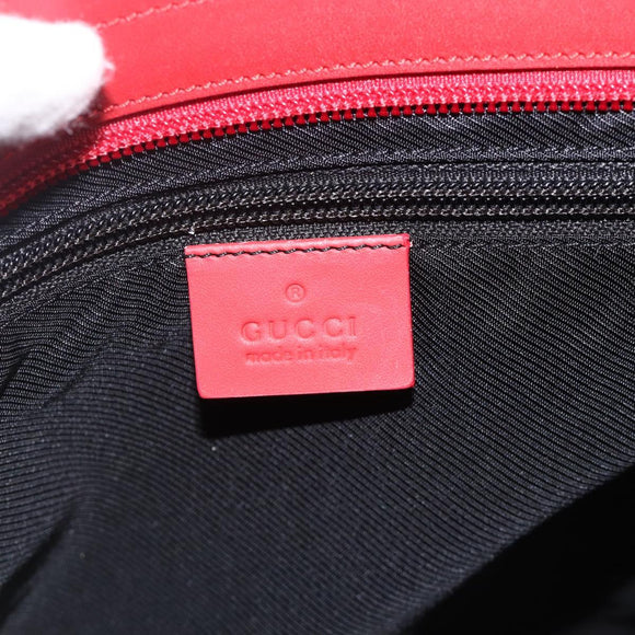GUCCI GG Canvas Tote Bag Red 019 0426 Auth 175658A