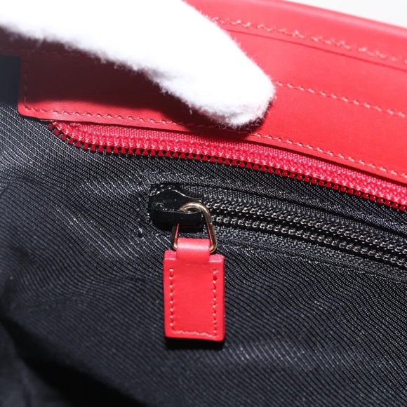 GUCCI GG Canvas Tote Bag Red 019 0426 Auth 175658A