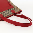 GUCCI GG Canvas Tote Bag Red 019 0426 Auth 175658A-7