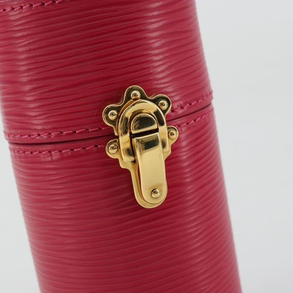 LOUIS VUITTON Epi Reiseetui 100ml Zubehörtasche Rosa LS0219 LV Auth 175661A