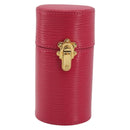 LOUIS VUITTON Epi Reiseetui 100ml Zubehörtasche Rosa LS0219 LV Auth 175661A-13