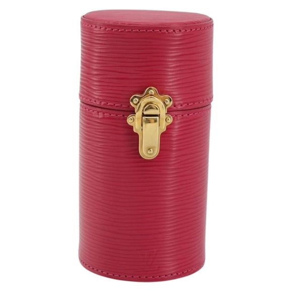 LOUIS VUITTON Epi Reiseetui 100ml Zubehörtasche Rosa LS0219 LV Auth 175661A