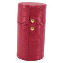 LOUIS VUITTON Epi Reiseetui 100ml Zubehörtasche Rosa LS0219 LV Auth 175661A-2