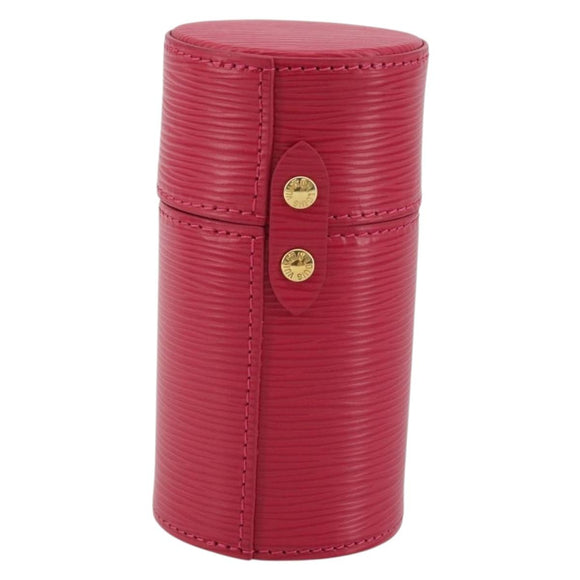 LOUIS VUITTON Epi Reiseetui 100ml Zubehörtasche Rosa LS0219 LV Auth 175661A