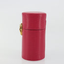 LOUIS VUITTON Epi Reiseetui 100ml Zubehörtasche Rosa LS0219 LV Auth 175661A-3