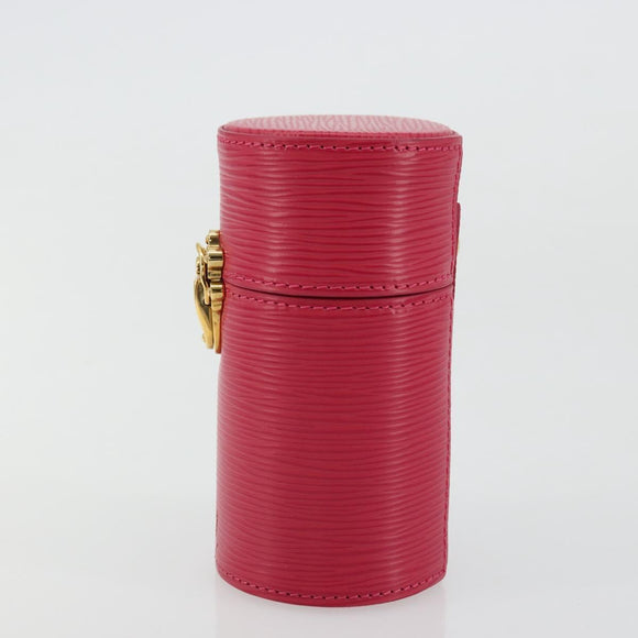LOUIS VUITTON Epi Reiseetui 100ml Zubehörtasche Rosa LS0219 LV Auth 175661A