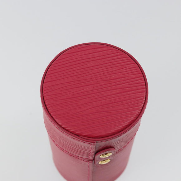 LOUIS VUITTON Epi Reiseetui 100ml Zubehörtasche Rosa LS0219 LV Auth 175661A
