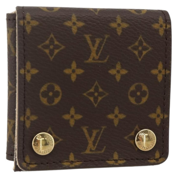 LOUIS VUITTON Monogram Jewelry Case Jewelry Box LV Auth 175662A
