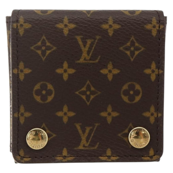 LOUIS VUITTON Monogram Jewelry Case Jewelry Box LV Auth 175662A