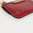 LOUIS VUITTON Vernis Pochette Cles NM Coin Purse Rose Andian M91669 Auth 175663-10